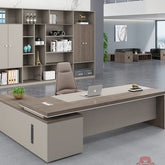 Trueliving Royal  Cream Wood Office Table Living Room H 14 x W 33 x D 33